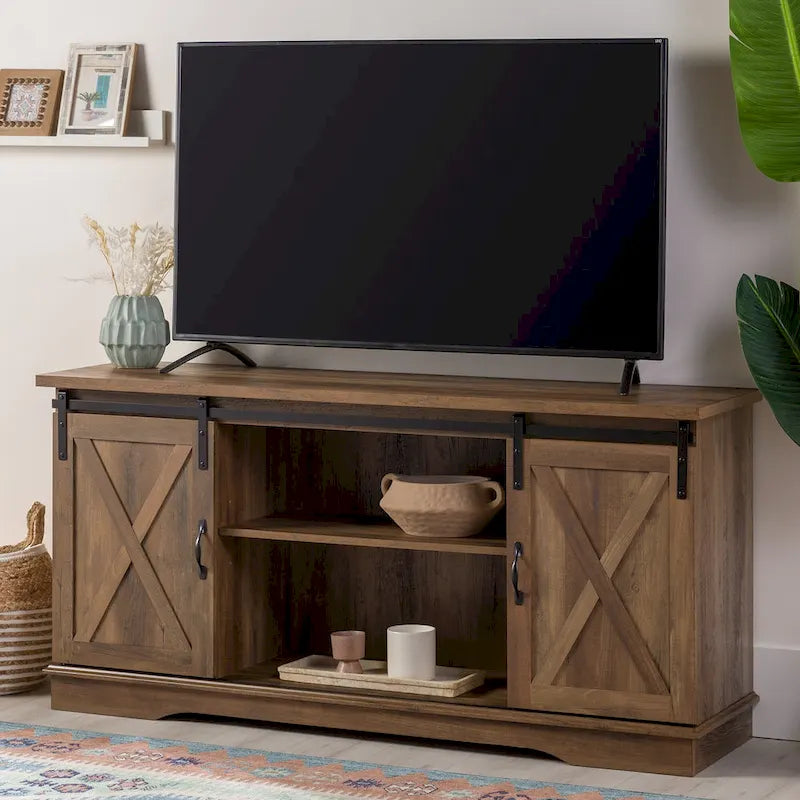 Middlebrook Wind Gap 58-inch Sliding Barn Door TV Stand