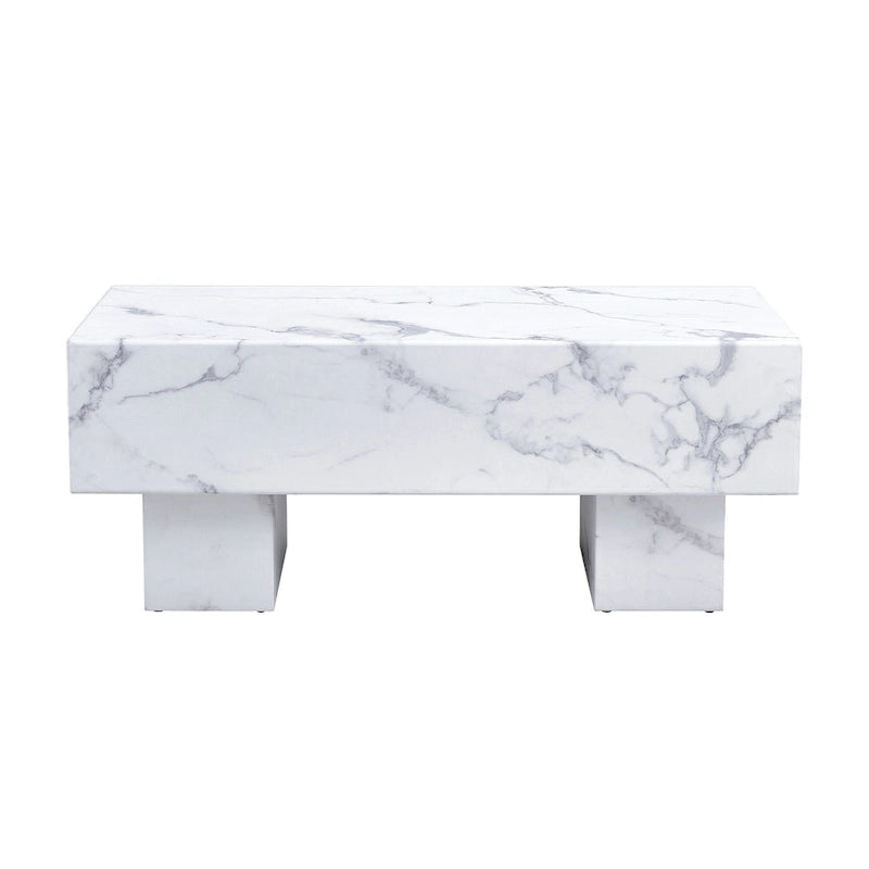 Modern Simple Texture Sticker MDF Coffee Table