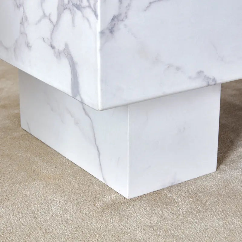 Modern Simple Texture Sticker MDF Coffee Table