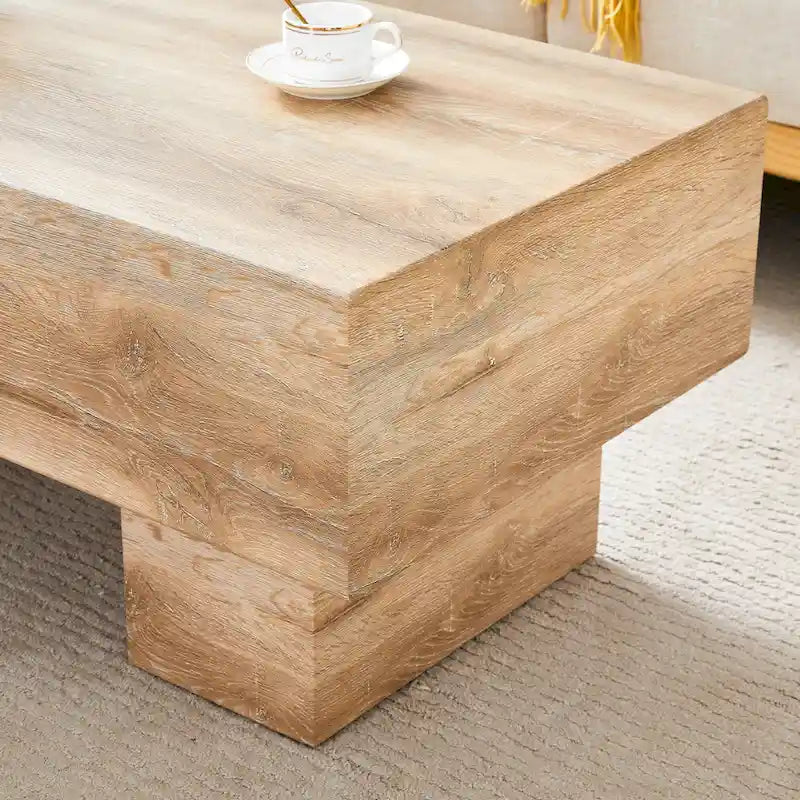 Modern Simple Texture Sticker MDF Coffee Table