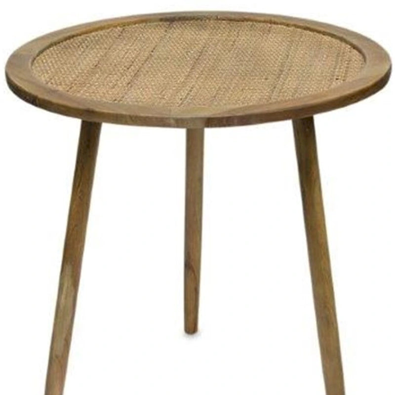 HomeRoots Set of Three 24 Brown Round End Tables - 23.25' X '24' X '23.25