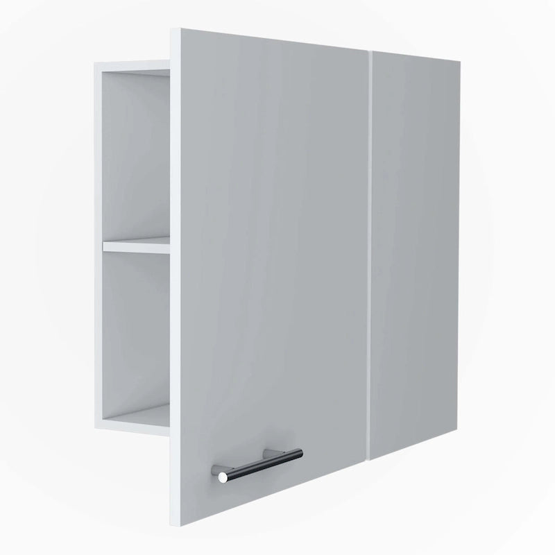 White Hi Wall Cabinet with 1 Door