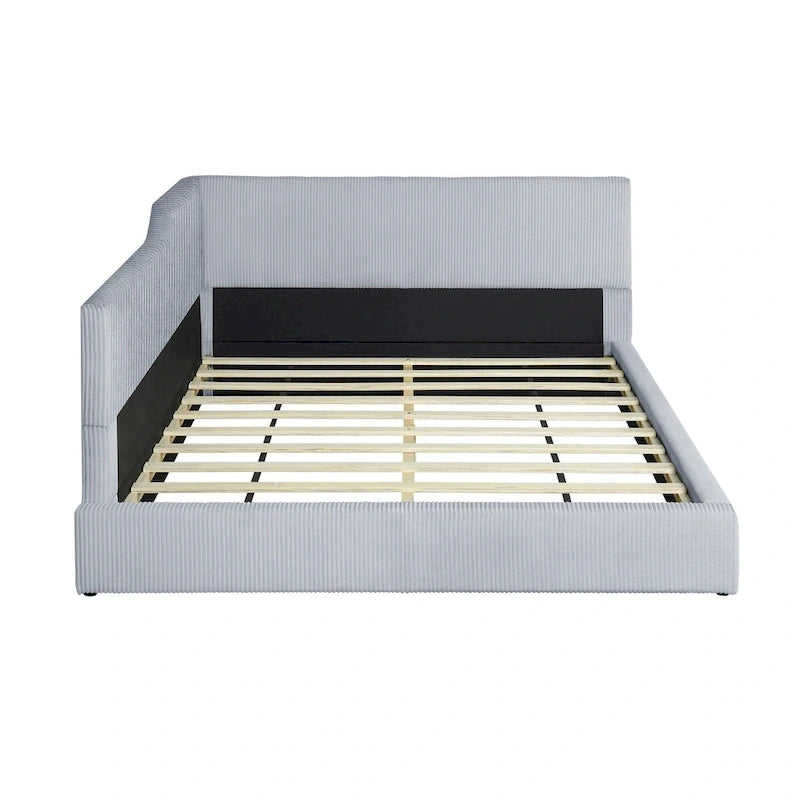 Full L-Shaped Daybed with Solid Frame