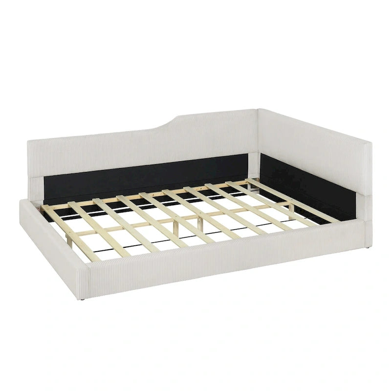Full L-Shaped Daybed with Solid Frame