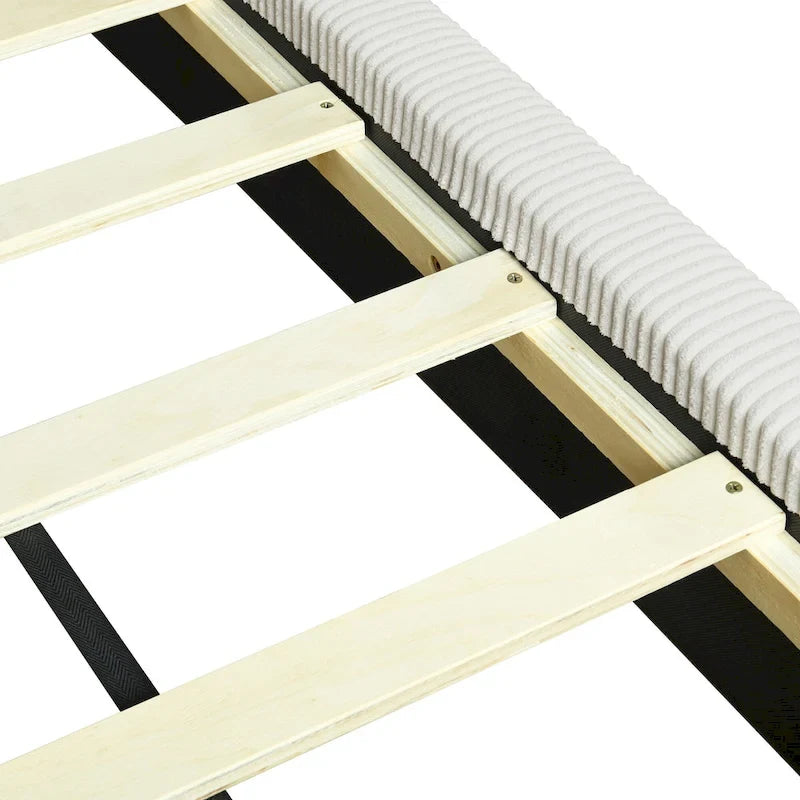 Full L-Shaped Daybed with Solid Frame
