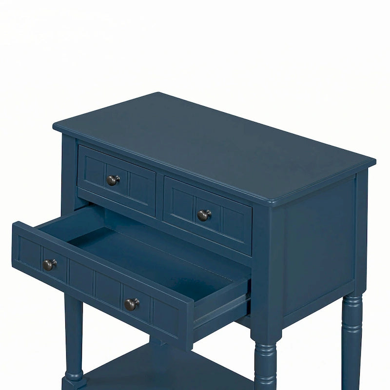 Narrow Console Table(Navy)