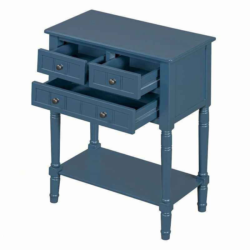 Narrow Console Table(Navy)