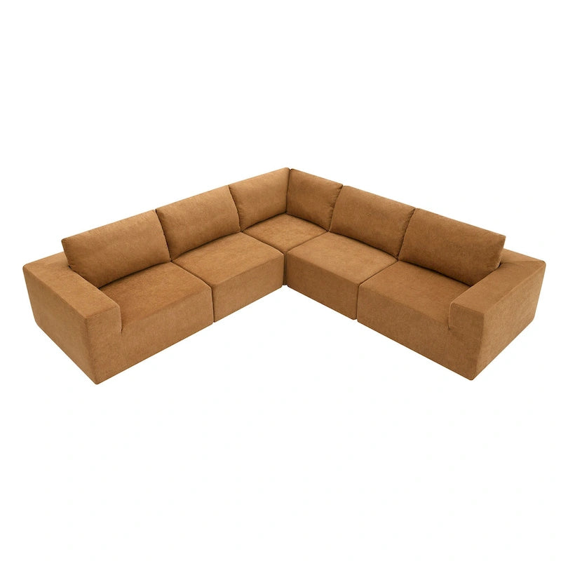 Modular Sectional Sofa, L Shaped Sectional Couch, Cloud Couch Set