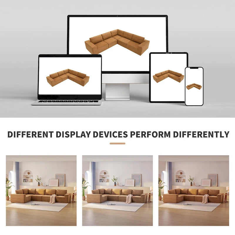 Modular Sectional Sofa, L Shaped Sectional Couch, Cloud Couch Set