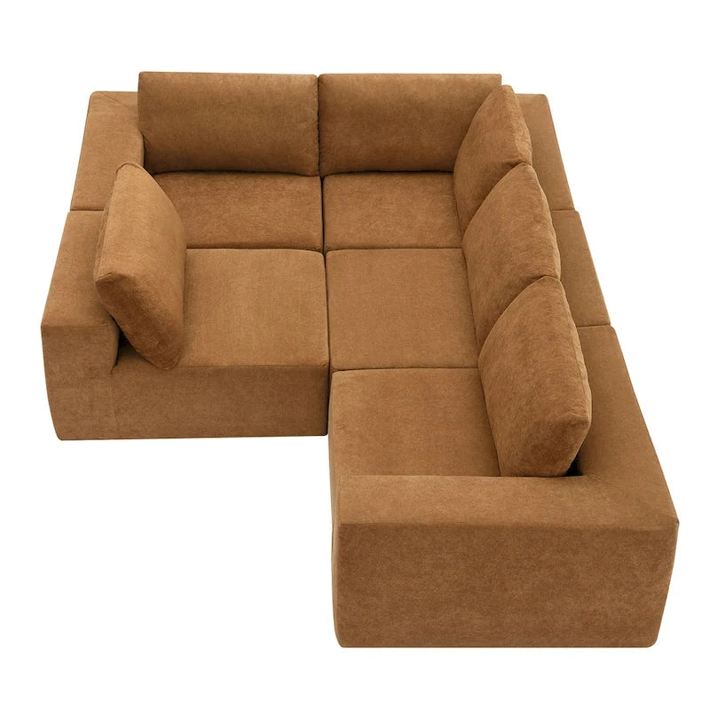 Modular Sectional Sofa, L Shaped Sectional Couch, Cloud Couch Set