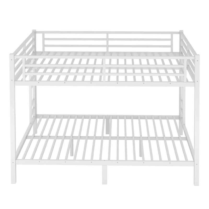 Metal Queen over Queen Bunk Bed for Teens and Adults,Space-Saving/Noise Reduced/No Box Spring Needed