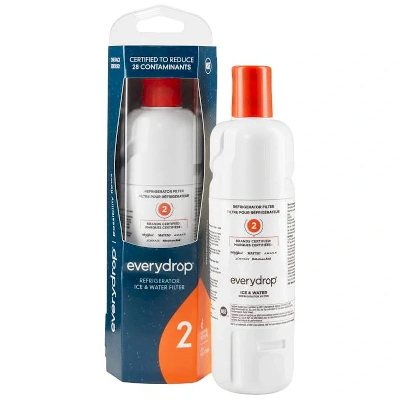 4 pack Everydrop by Whirlpool Refrigerator Filter 2, EDR2RXD1