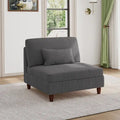 Corduroy Armless Chair Accent Chair Sofa