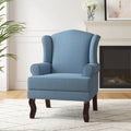 Mid-Century Modern Upholstered Wingback Accent Chair