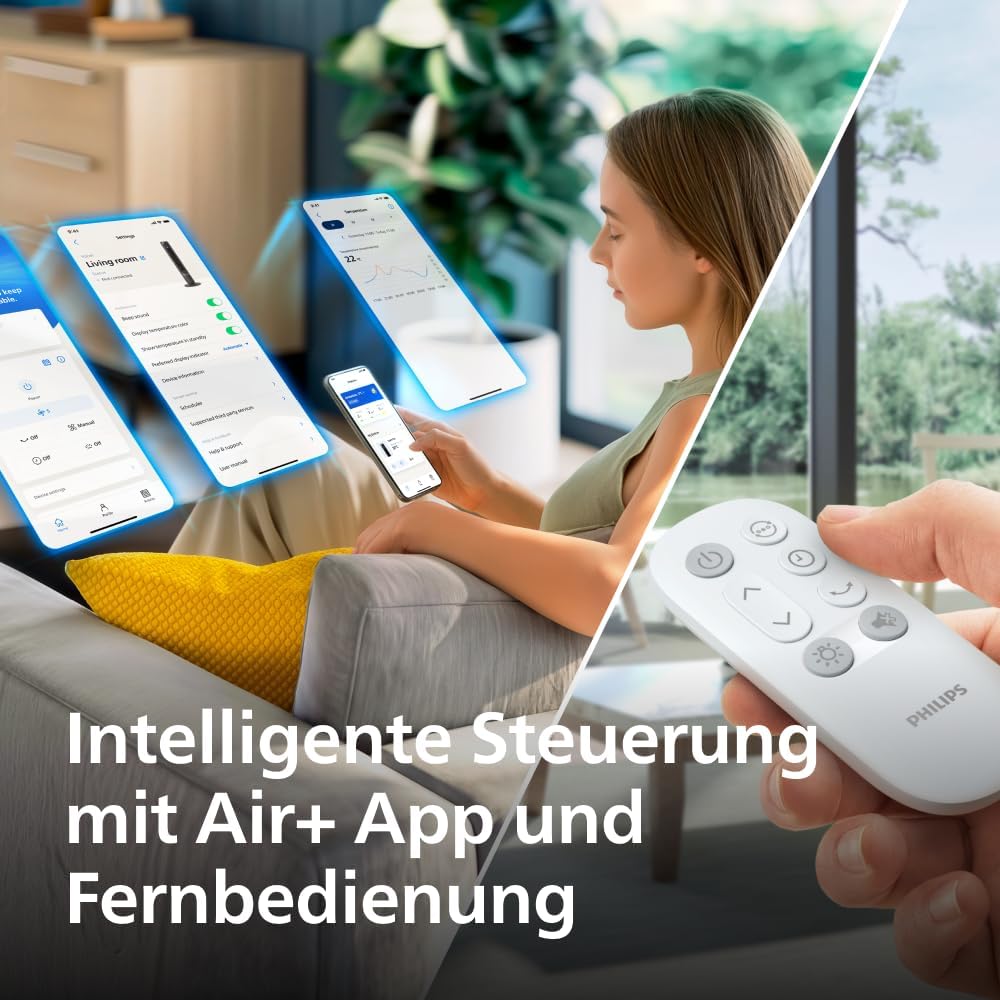 Produktbild: Philips Smarter Turmventilator 7000 Series – 8 – Rückansicht