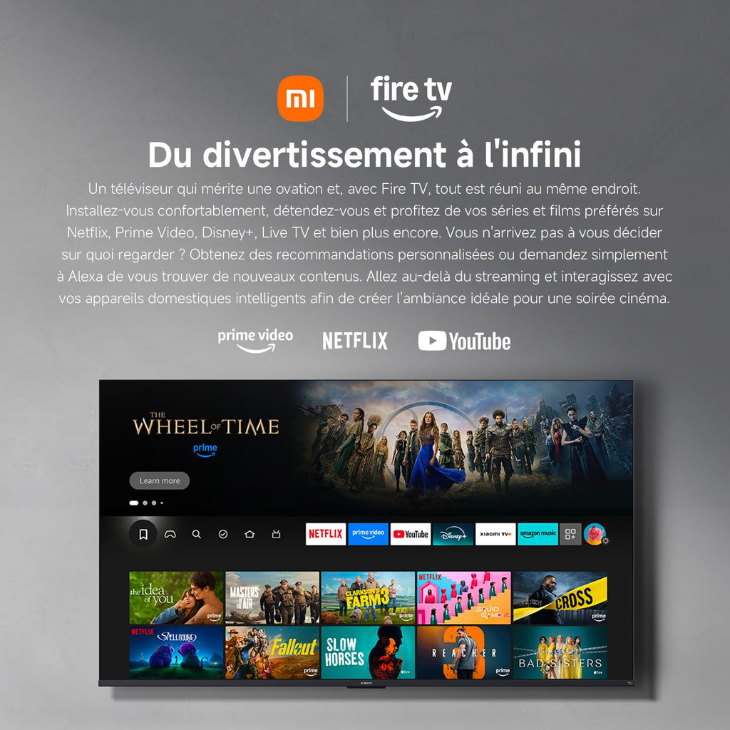 Xiaomi TV F 65 inch 4K smart tv, detail van het voetstuk