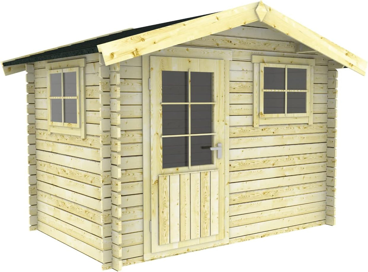 Blockhaus Norwich Gartenhaus Kiefer – Seitenansicht