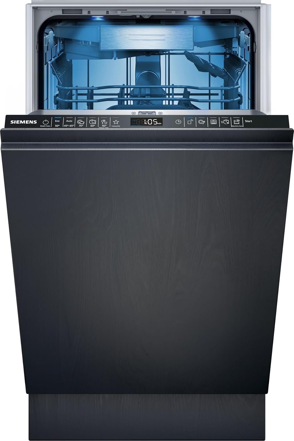 Siemens iQ500 Geschirrspüler SR65YX08ME, 45 cm vollintegriert, Zeolith, aquaStop, Home Connect