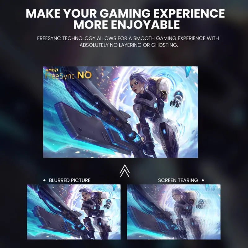 CRUA CR240DM gamingmonitor – meegeleverde accessoires en inhoud