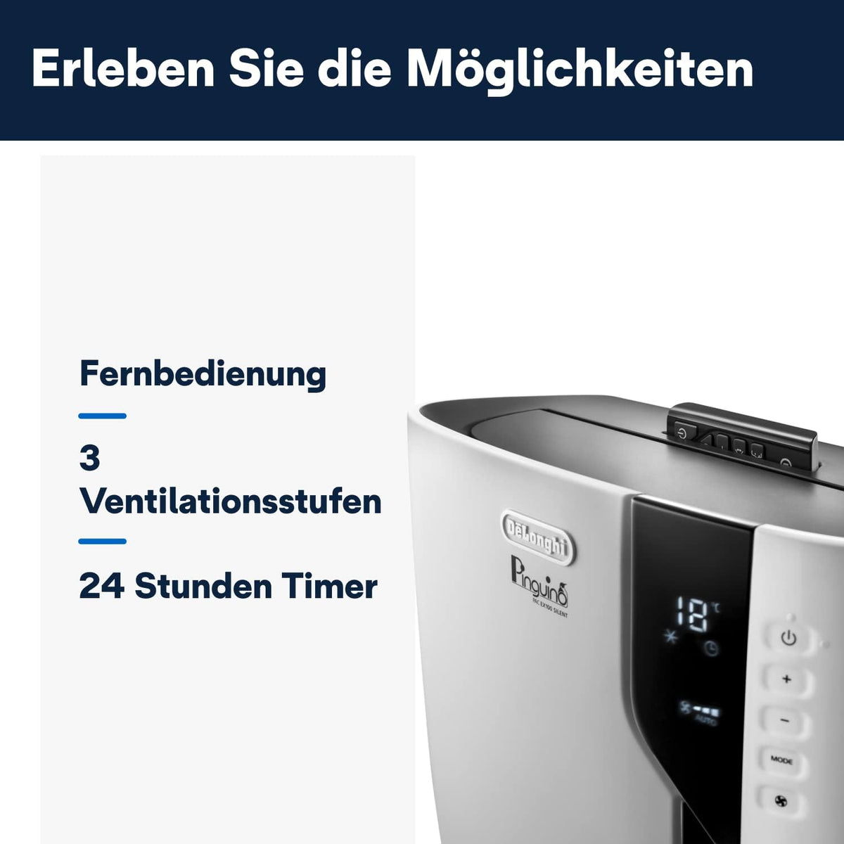 Fernbedienung im Detail