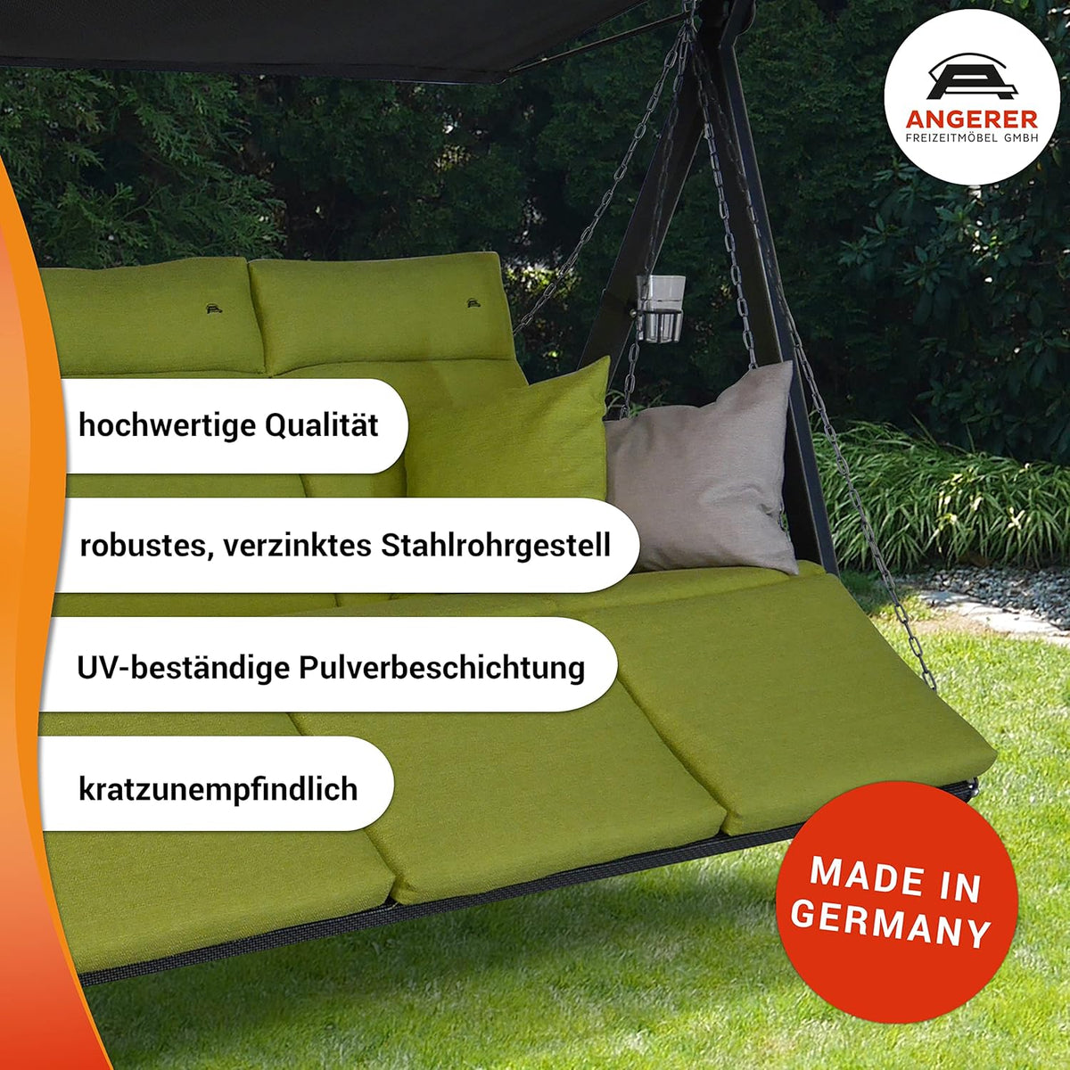Angerer Hollywoodschaukel Lounge Smart Ashgrey – Rückansicht 5/6
