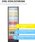 Produktbild: Bomann® Kühlschrank mit Glastür – Frontansicht