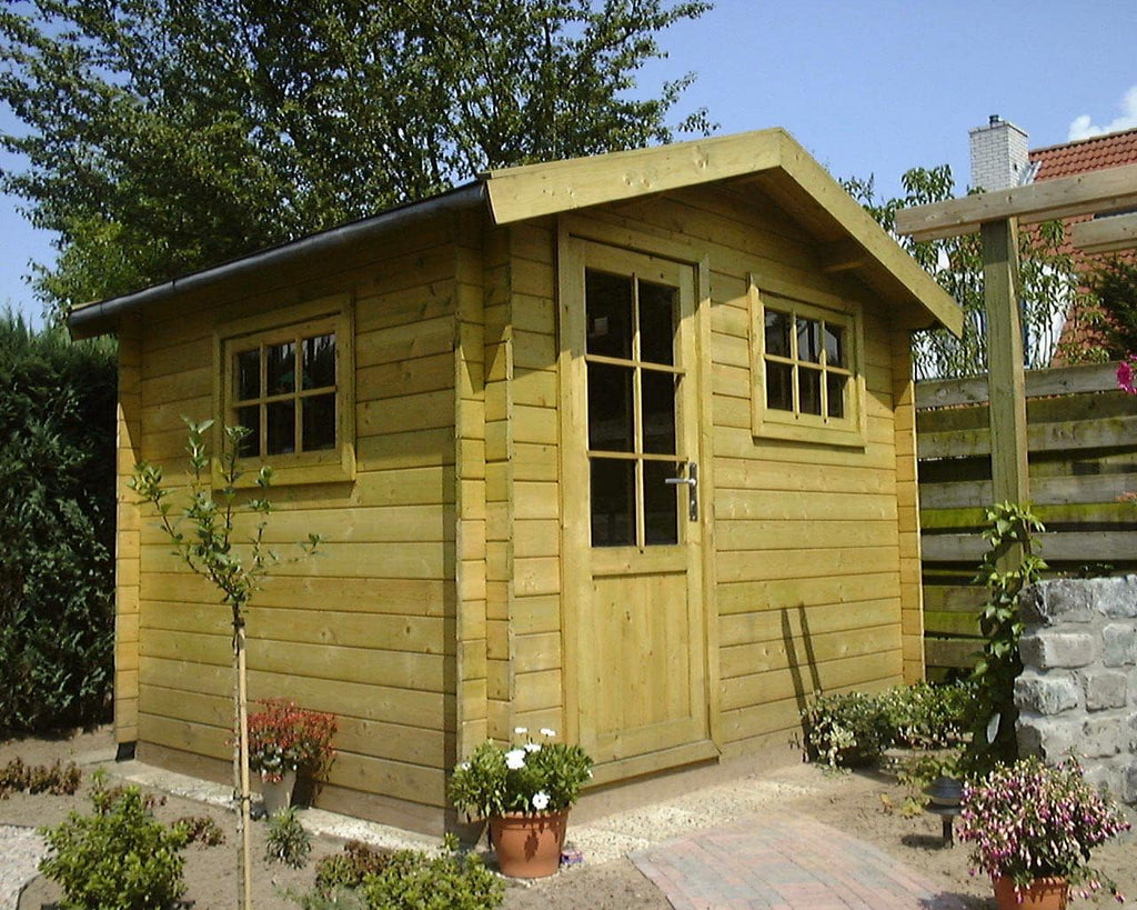 Blockhaus Norwich Gartenhaus Kiefer – Gesamtansicht