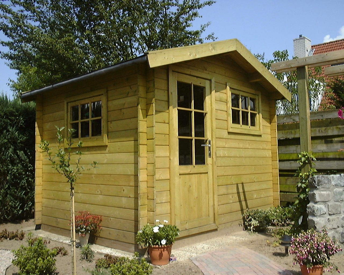 Blockhaus Norwich Gartenhaus Kiefer – Gesamtansicht