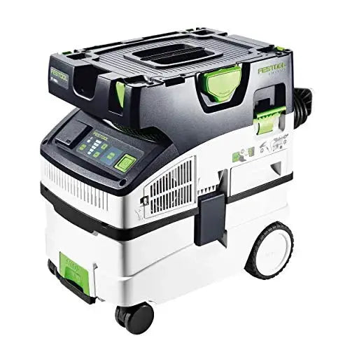 Festool CT Midi HEPA afzuiger – detail van bediening en knoppen