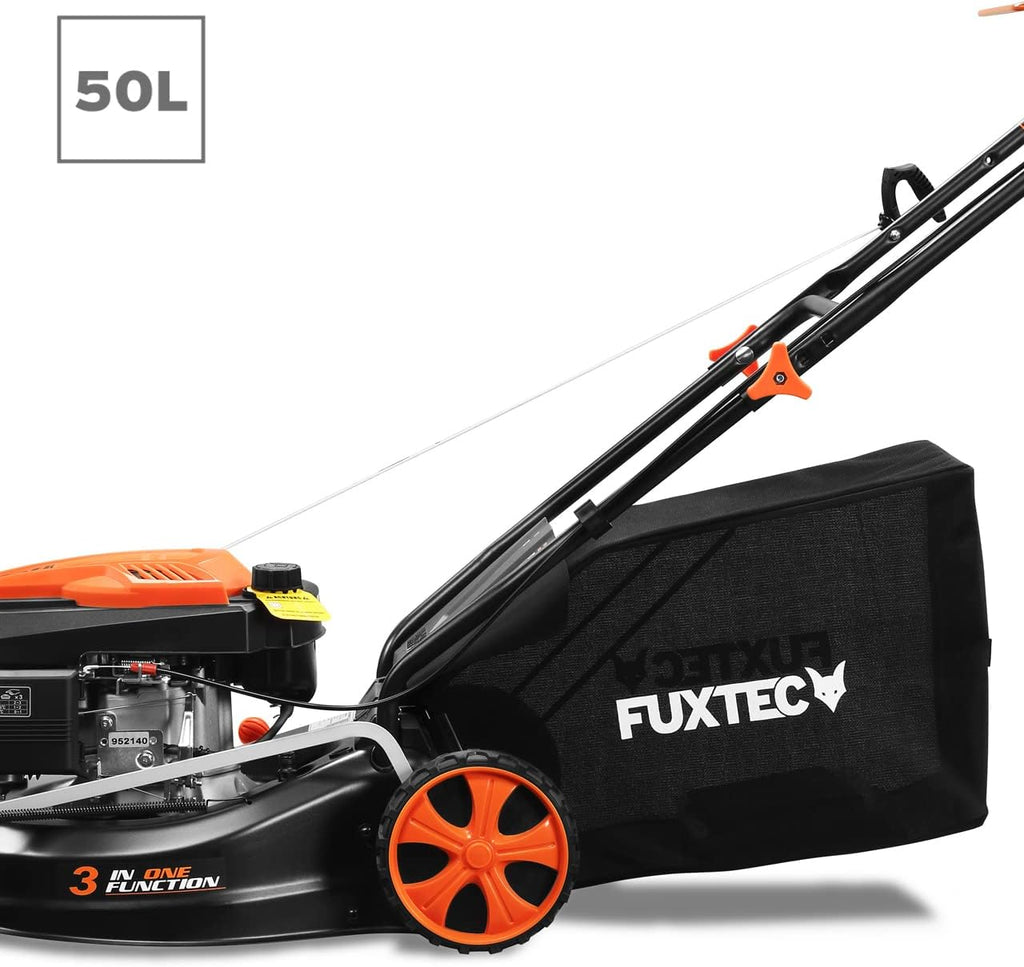 FUXTEC FX-RM4646ECO benzinegrasmaaier, maaibreedte maatvoering