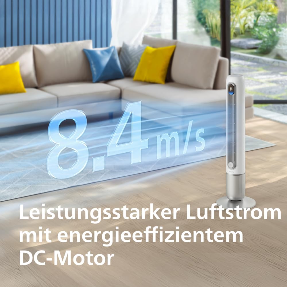 Produktbild: Philips Smarter Turmventilator 7000 Series – 8 – Frontansicht