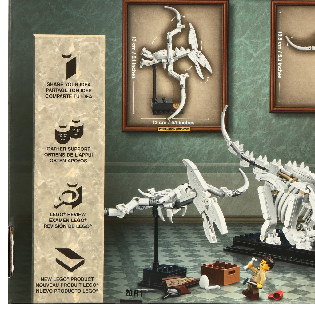 Paleontoloog minifiguur met opgrabaccessoires