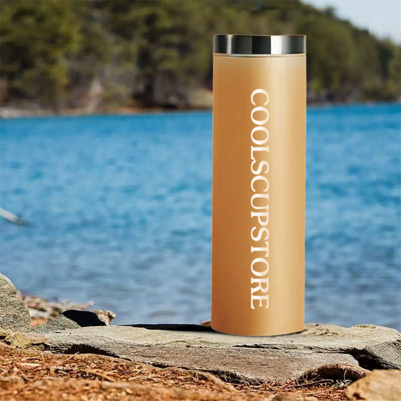 Orange 10.14 oz Small Insulated Water Purification Cup