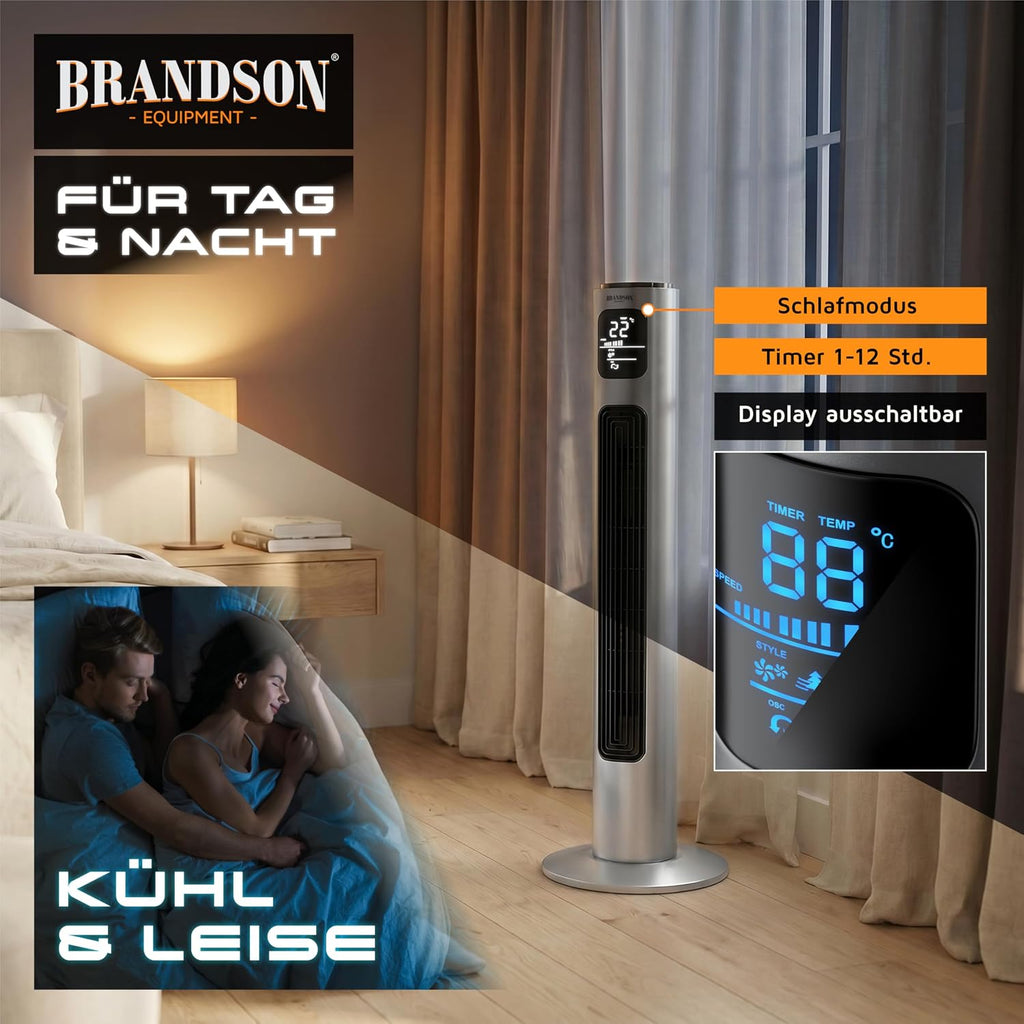 Brandson - Turmventilator mit Fernbedienung 96 cm - Preisträ – Hauptansicht 11/13