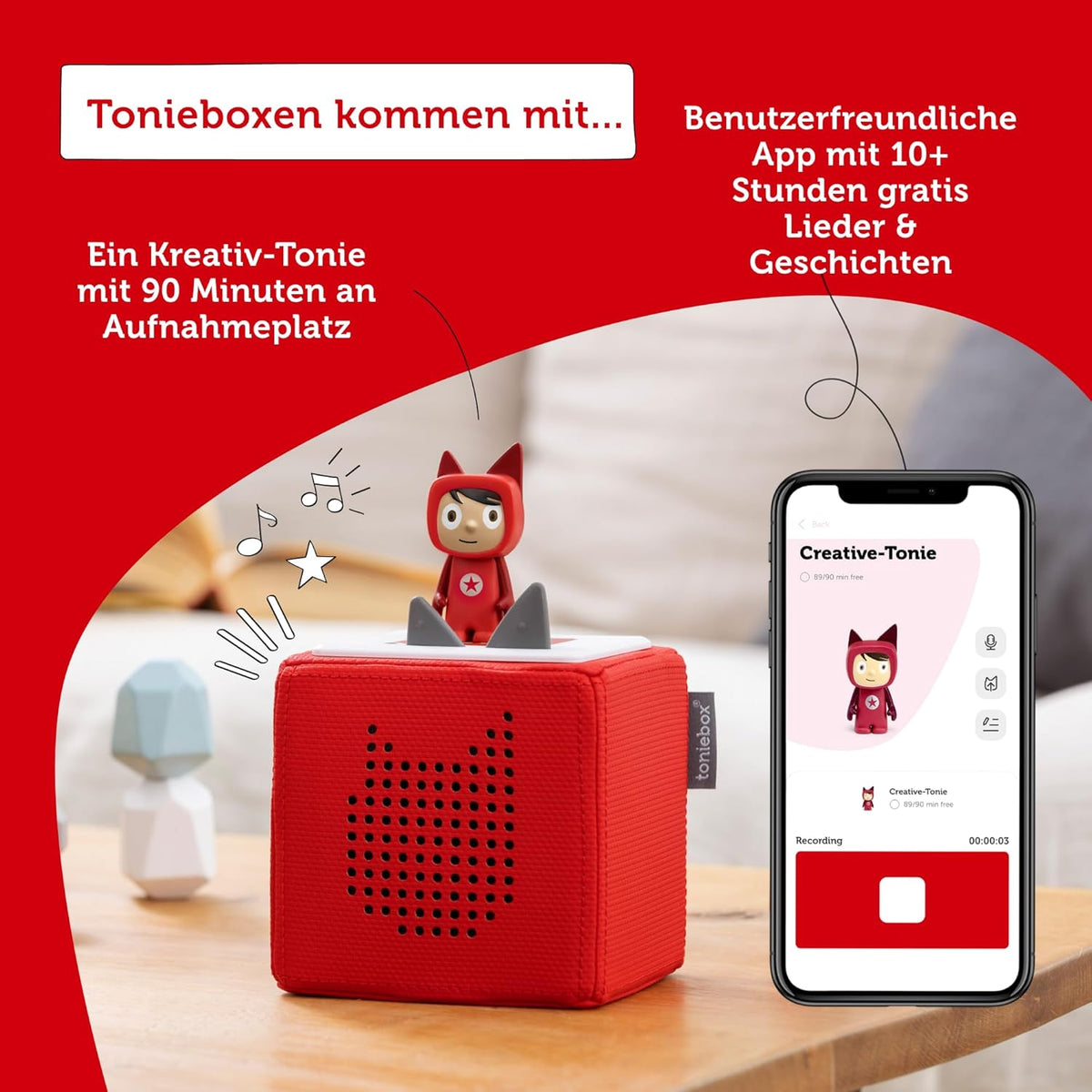 Toniebox Starterset Blau Disney – Aufbau und Nutzung