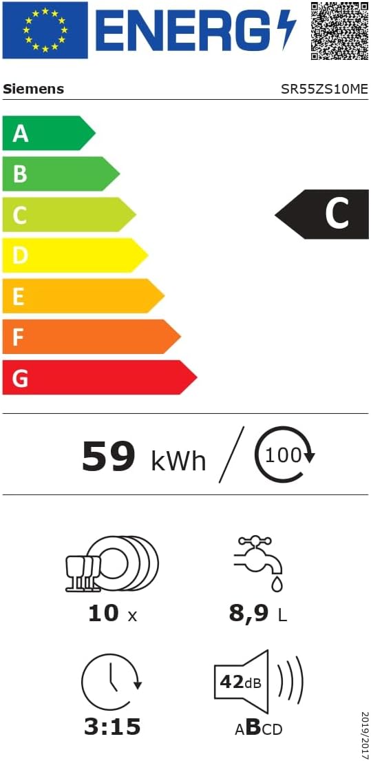 Siemens SR65YX08ME, iQ500 Smarter Geschirrspüler Vollintegriert, 45 cm breit, Be – Detailansicht 38