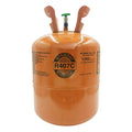 R407C koelmiddelcilinder van 11,3 kg, staande voorzijde