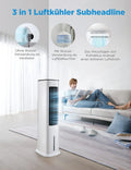 Produktbild: Midea Luftkühler mit Wasserkühlung – Frontansicht