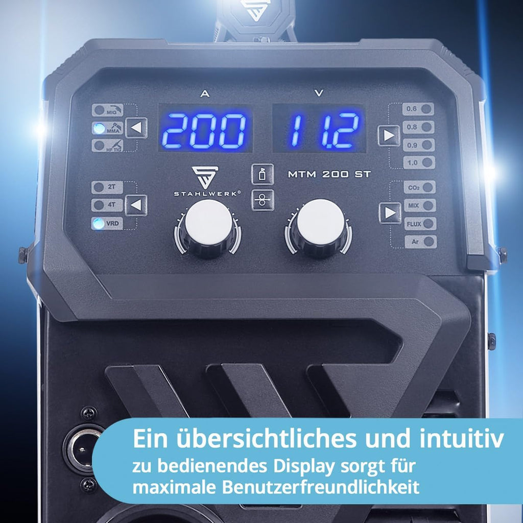 STAHLWERK MTM-200 ST Schweißgerät – Maße und Ausstattung