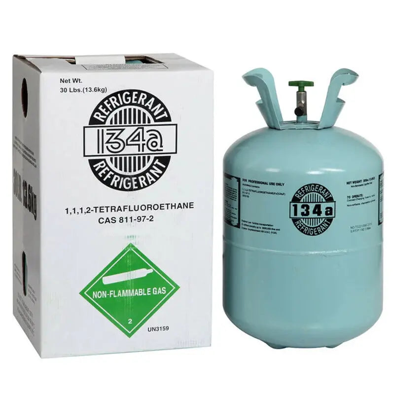 Stalen cilinder met R-134a koelmiddel van 13,6 kg