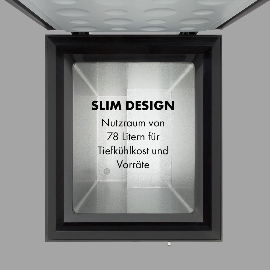 Offener Deckel mit Innenraum 78 L