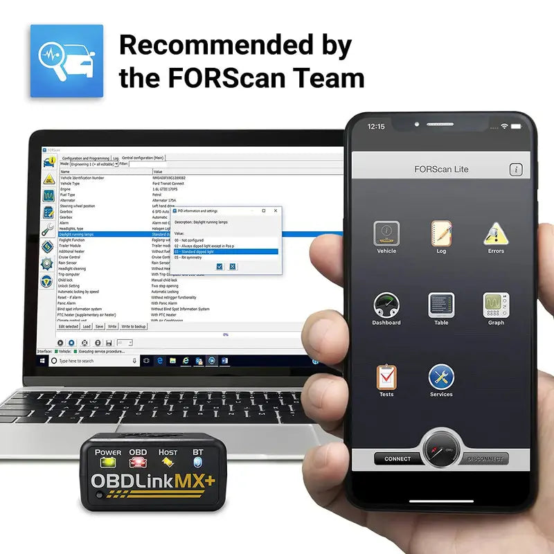 Foutcodediagnose op de smartphone met de OBDLink MX+