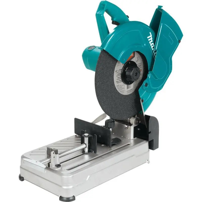 Makita LW1400 doorslijpmachine – schuin aanzicht