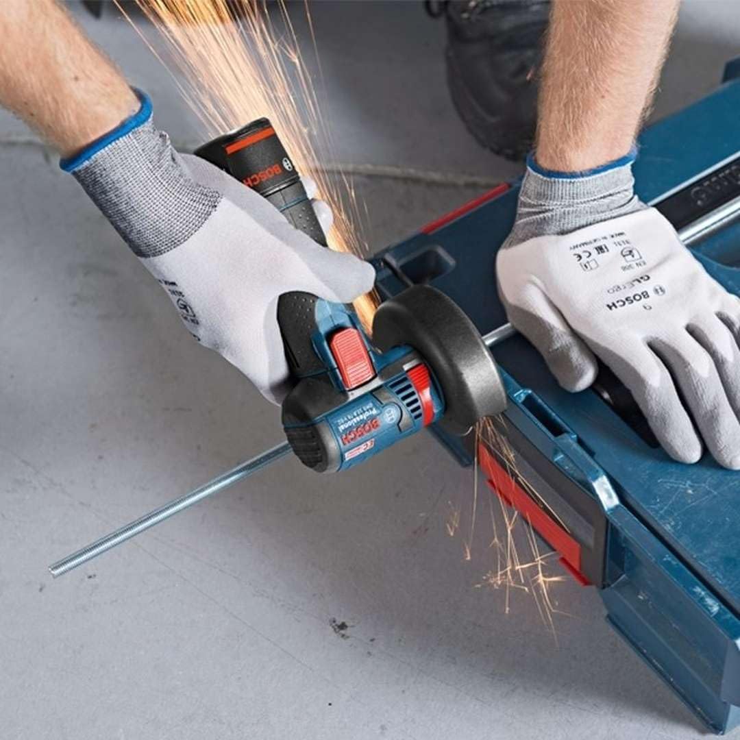 Professional 12V System Akku Winkelschleifer GWS 12V-76 (ink – Seitenansicht 2/3