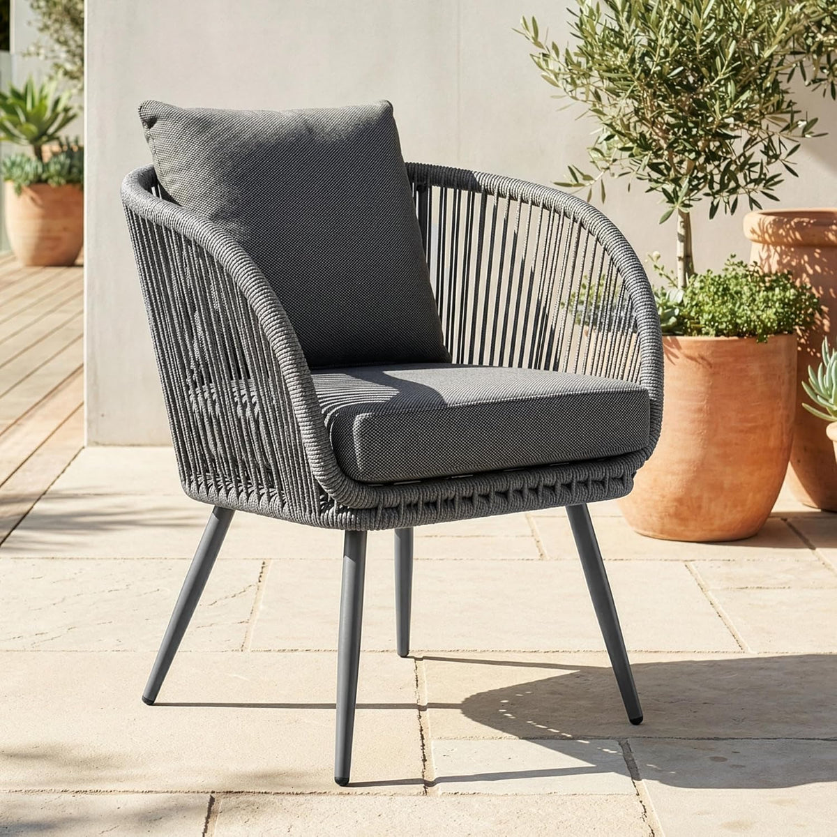 di volio MAZARO Gartenessgruppe Grau – Materialdetail
