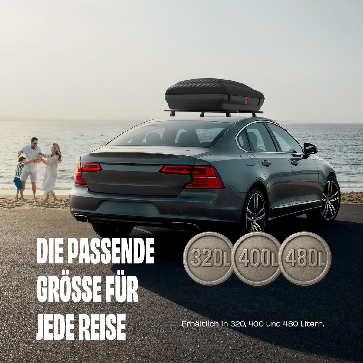 Zentralverriegelung und Schloss der Dachbox