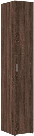 vidaXL Buffet Haut chêne Marron 30x42,5x185 cm Bois d'ingénierie, Buffet, Armoire de Rangement, Panneau latéral, Armoire, Armoire latérale