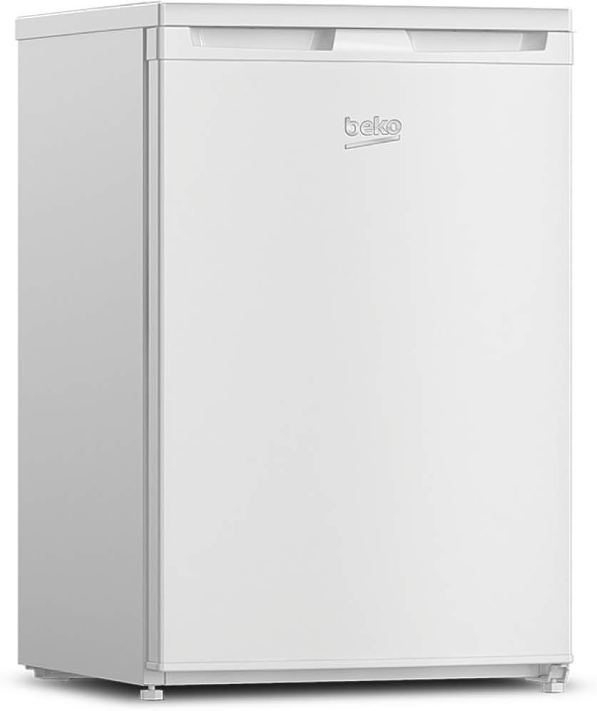 Beko TSE1284N Réfrigérateur table top - Volume total 114L : 101L (Réfrigération) + 13L (Congélation), Compartiment congélation 4 étoiles, MinFrost, Charnière de porte réversible, blanc