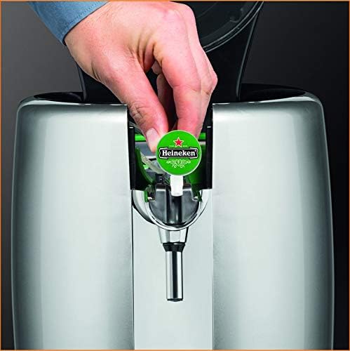 Krups BeerTender Silver et chrome  Machine à bière  Pression pour la maison  Tireuse à bière  Pompe à bière  Coffret 2 verres YY2931FD