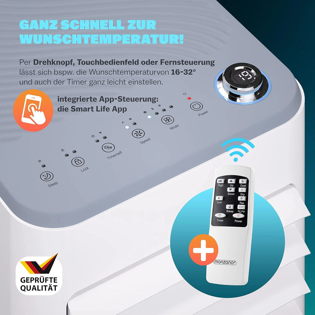 Bedienfeld mit Drehknopf und LED-Anzeige